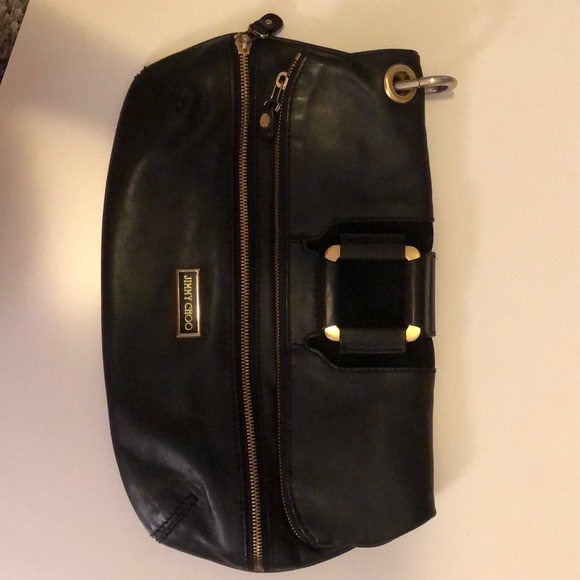 large leather clutch bag